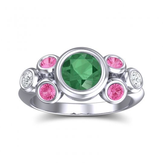 Modern Bezel Bindu Ring