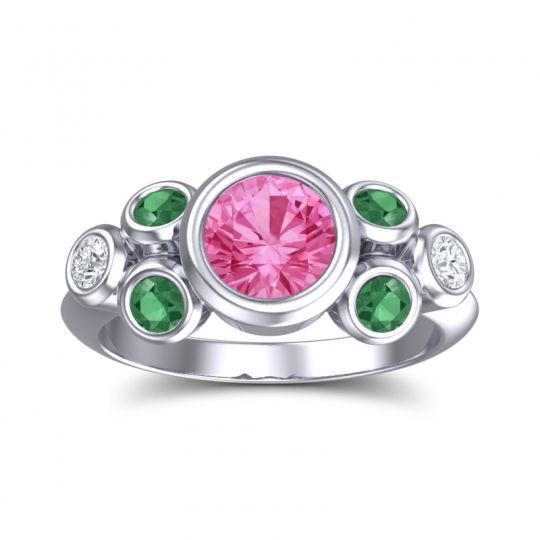 Modern Bezel Bindu Ring