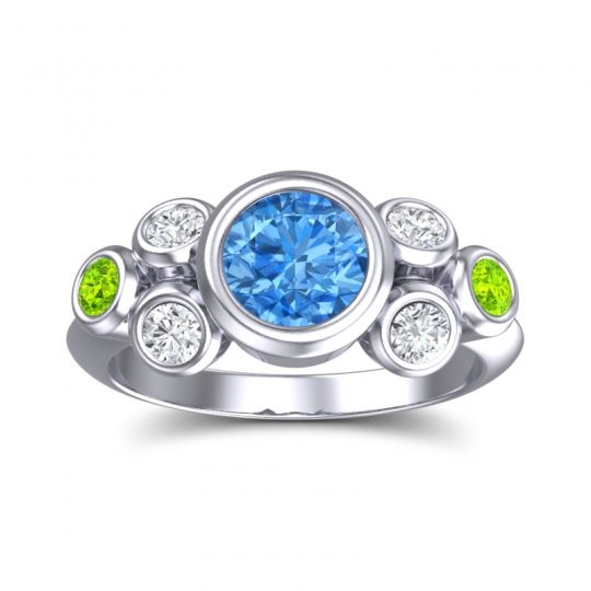 Modern Bezel Bindu Ring