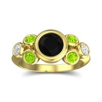 Modern Bezel Bindu Ring