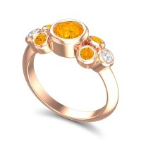 Modern Bezel Bindu Ring
