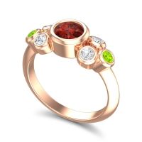 Modern Bezel Bindu Ring