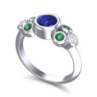 Modern Bezel Bindu Ring