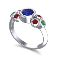 Modern Bezel Bindu Ring