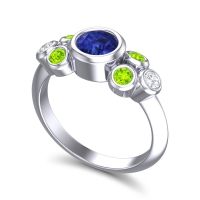 Modern Bezel Bindu Ring