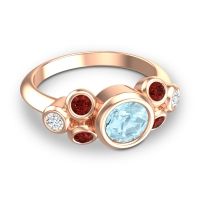 Modern Bezel Bindu Ring