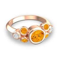 Modern Bezel Bindu Ring