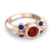 Modern Bezel Bindu Ring