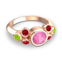 Modern Bezel Bindu Ring