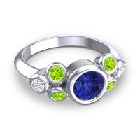 Modern Bezel Bindu Ring