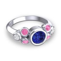 Modern Bezel Bindu Ring