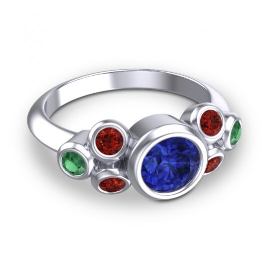 Modern Bezel Bindu Ring