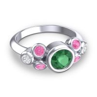 Modern Bezel Bindu Ring