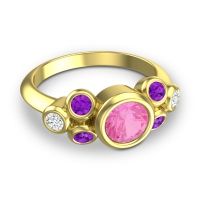 Modern Bezel Bindu Ring