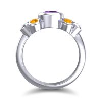 Modern Bezel Bindu Ring