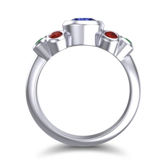 Modern Bezel Bindu Ring