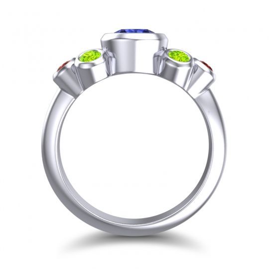 Modern Bezel Bindu Ring