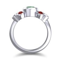 Modern Bezel Bindu Ring