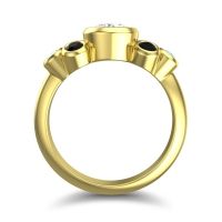 Modern Bezel Bindu Ring