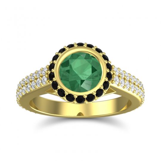 Halo Bezel Pave Kupa Ring