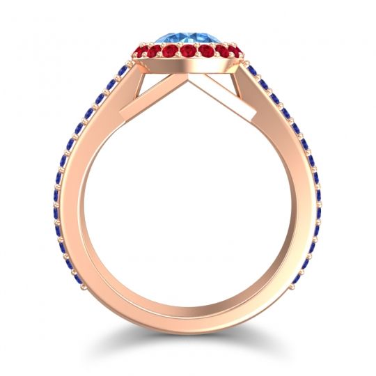 Halo Bezel Pave Kupa Ring