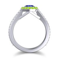 Halo Bezel Pave Kupa Ring