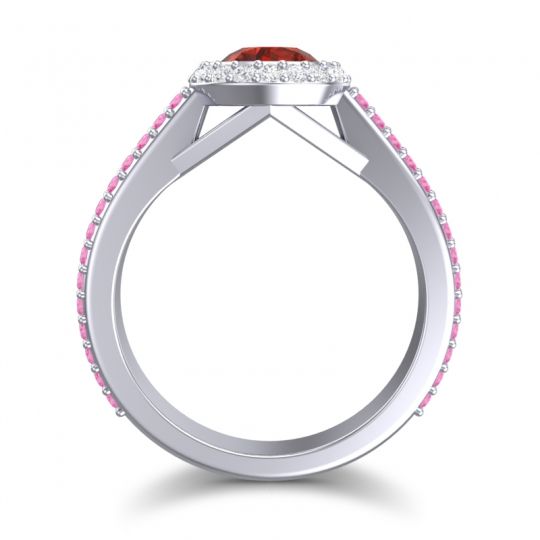 Halo Bezel Pave Kupa Ring