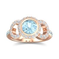 Halo Bezel Pave Dharman Ring