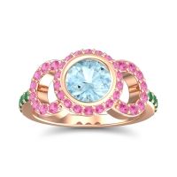 Halo Bezel Pave Dharman Ring