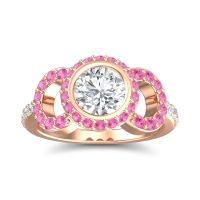 Halo Bezel Pave Dharman Ring