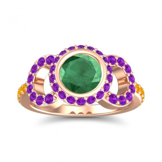 Halo Bezel Pave Dharman Ring