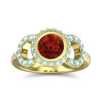 Halo Bezel Pave Dharman Ring