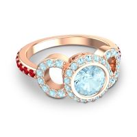 Halo Bezel Pave Dharman Ring