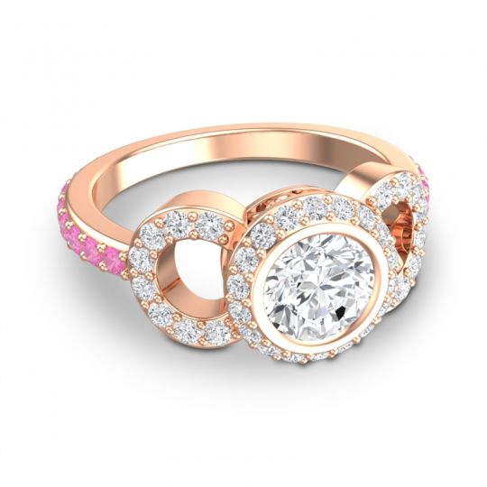 Halo Bezel Pave Dharman Ring