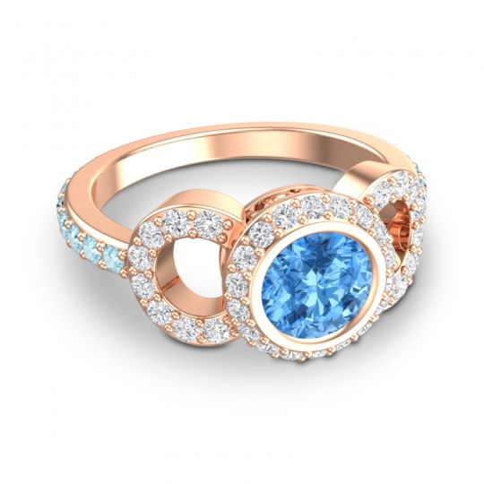 Halo Bezel Pave Dharman Ring