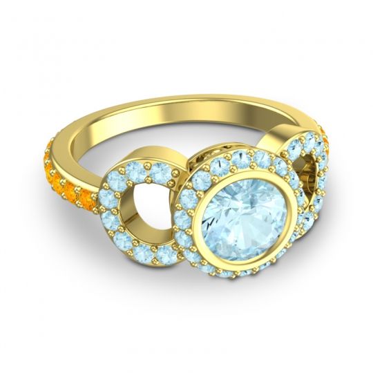 Halo Bezel Pave Dharman Ring