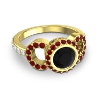 Halo Bezel Pave Dharman Ring