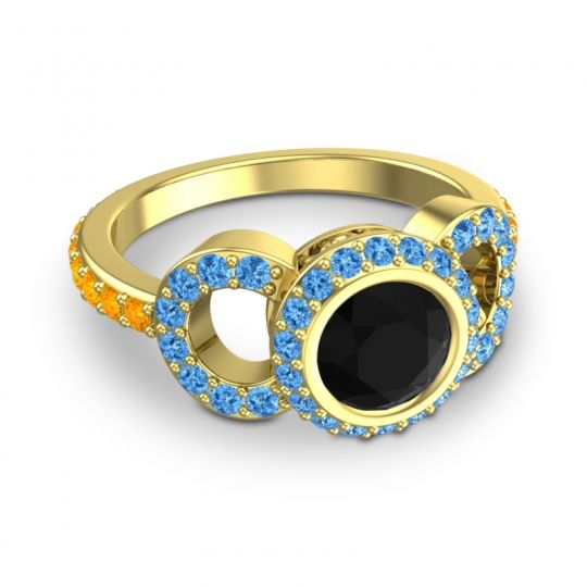 Halo Bezel Pave Dharman Ring