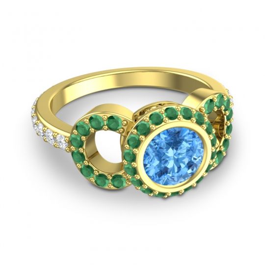 Halo Bezel Pave Dharman Ring