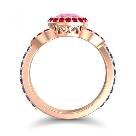 Halo Bezel Pave Dharman Ring