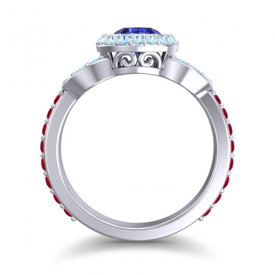 Halo Bezel Pave Dharman Ring