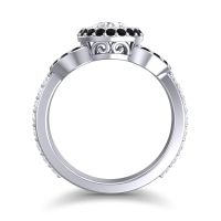 Halo Bezel Pave Dharman Ring