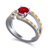 Modern Pave Kandi Ring