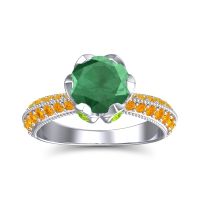 Modern Pave Rajazayya Ring