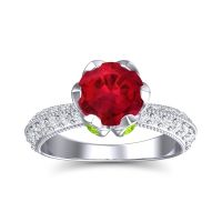 Modern Pave Rajazayya Ring