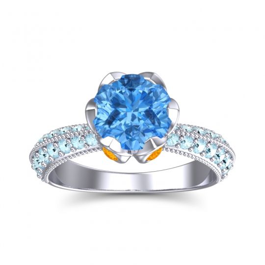 Modern Pave Rajazayya Ring