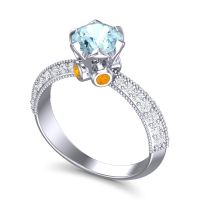 Modern Pave Rajazayya Ring