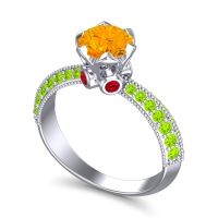 Modern Pave Rajazayya Ring