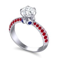 Modern Pave Rajazayya Ring