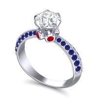 Modern Pave Rajazayya Ring